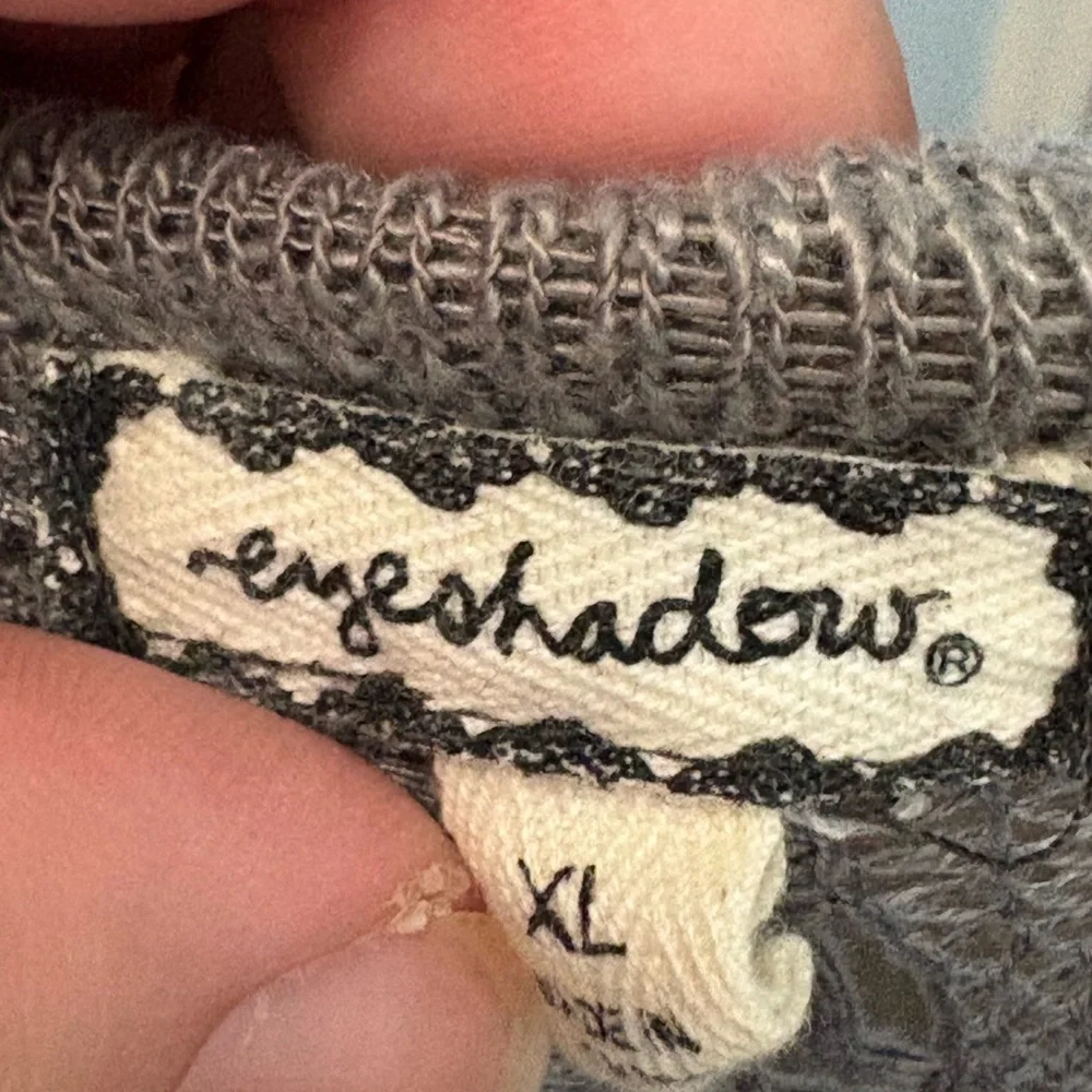 Gray Women's Crochet Knit Top - Picture 3 of 3